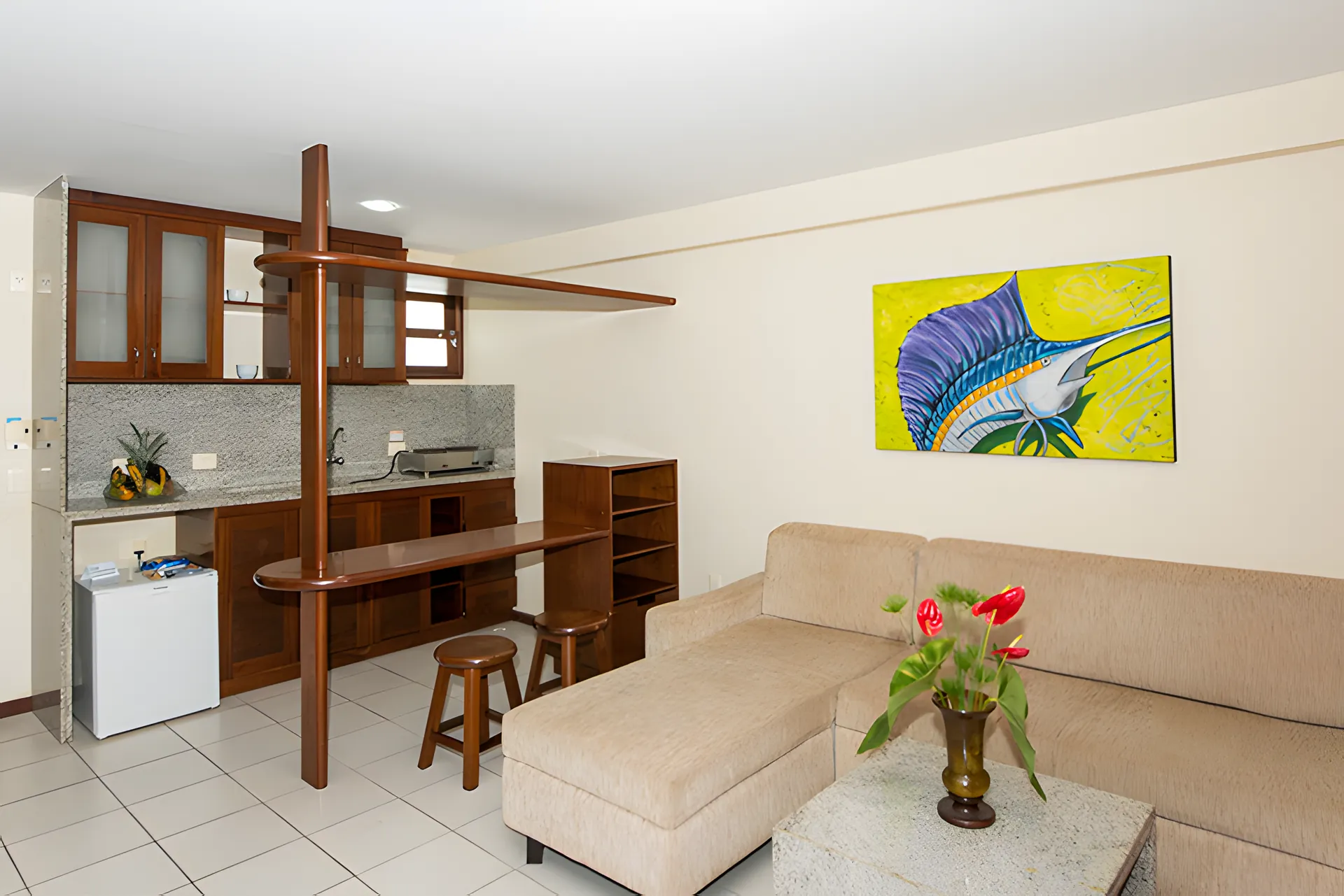 Sala com sofá