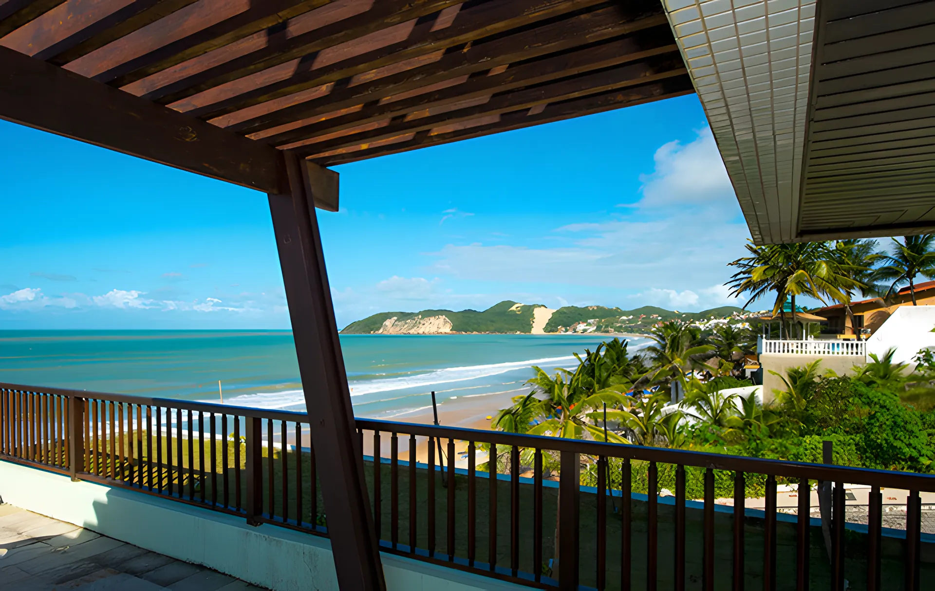 Varanda com vista para o Morro do Careca